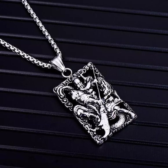 ❤️Tibetan retro ethnic broadsword pendant necklace for women/men, N90201P174 - Picture 3 of 8